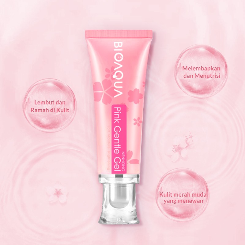 BIOAQUA Nenhong Cream 30g Pink Gentle Lip Serum Pemerah bibir