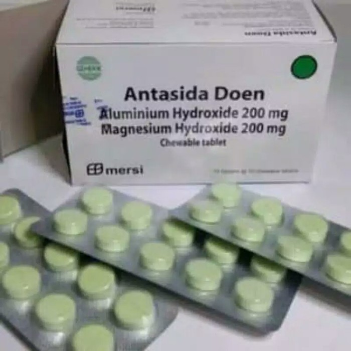 Antasida Doen Mersi Farma Obat Maag Kunyah 1 Strip 10 Tablet Lazada Indonesia