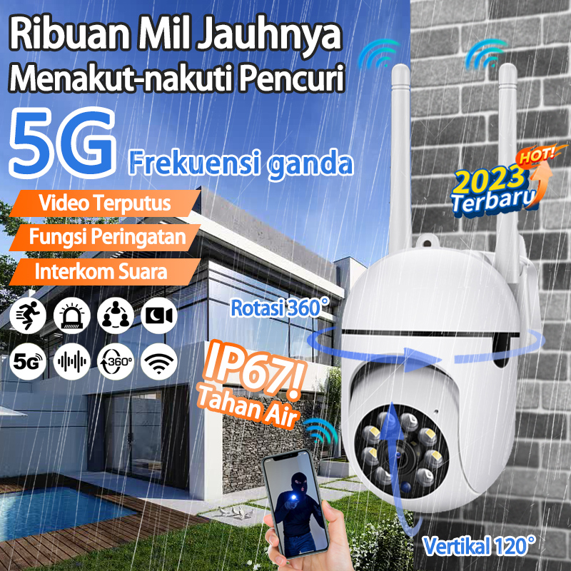 CCTV Mini Sambung Ke Hp CCTV Wireless Wifi Kamera CCTV Outdoor Full HD