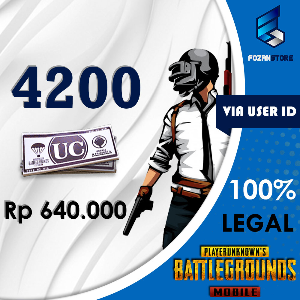 TopUp PUBG Mobile - 4200 UC (via ID)