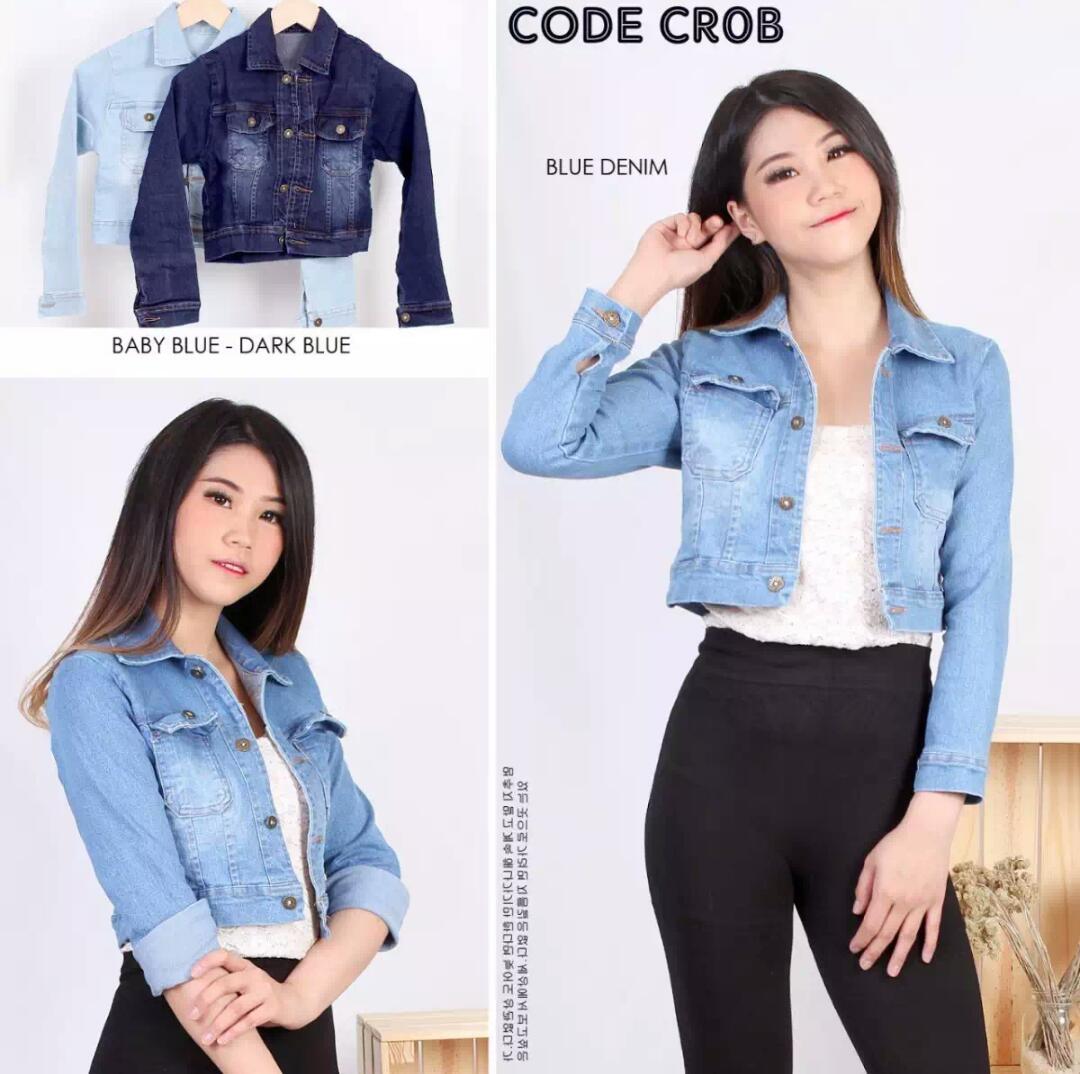 Jaket jeans light on sale blue