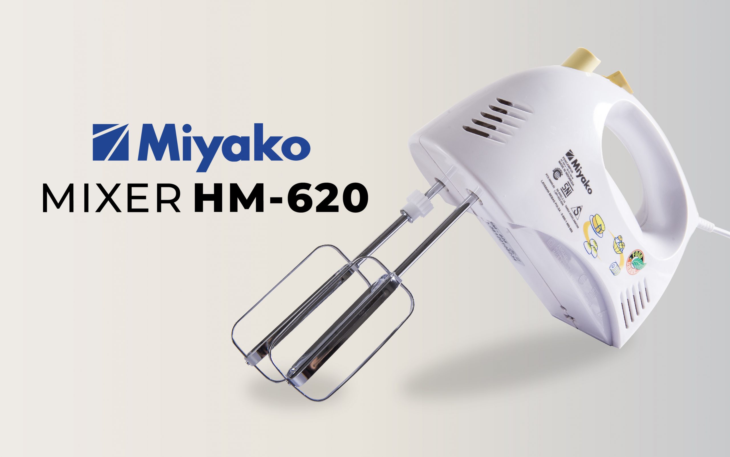 Hand Mixer Miyako HM 620 Kocokan Telur Kue Lazada Indonesia