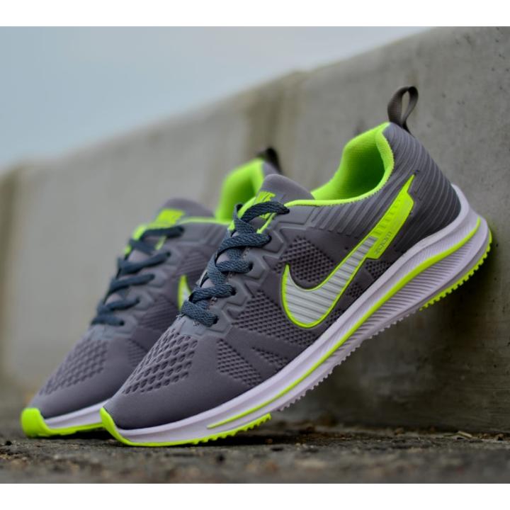 SEPATU IMPORT NIKE545 ZOOM FLYKNIT 1.0 KETS SNEAKERS SPORT FOR MEN NEW ARRIVAL NZR1.0GW NEW VERSION 2019 GREY & WHITE ABU PUTIH UKURAN 39 - 44 SEPATU OLAHRAGA PRIA JOGGING RUNNING GYM STREET WALK FREE FASHION STYLIST SIMPLE ELEGANT BEST SELLER TERLARIS
