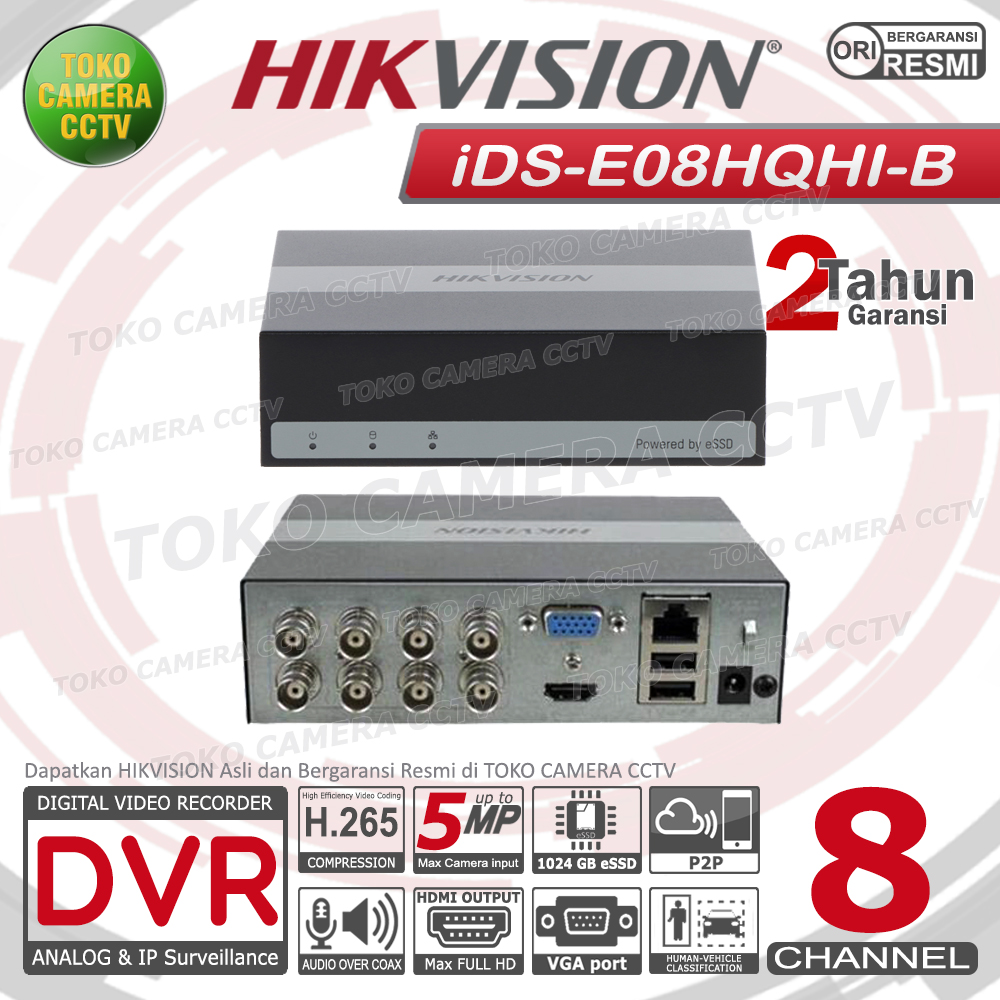 Hikvision Dvr Channel 5mp With Audio DVR HIKVISION CHANNEL DVR