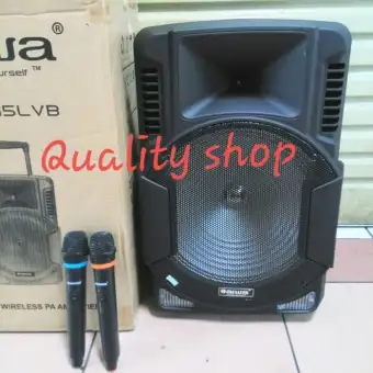 speaker portable aiwa 15 inch