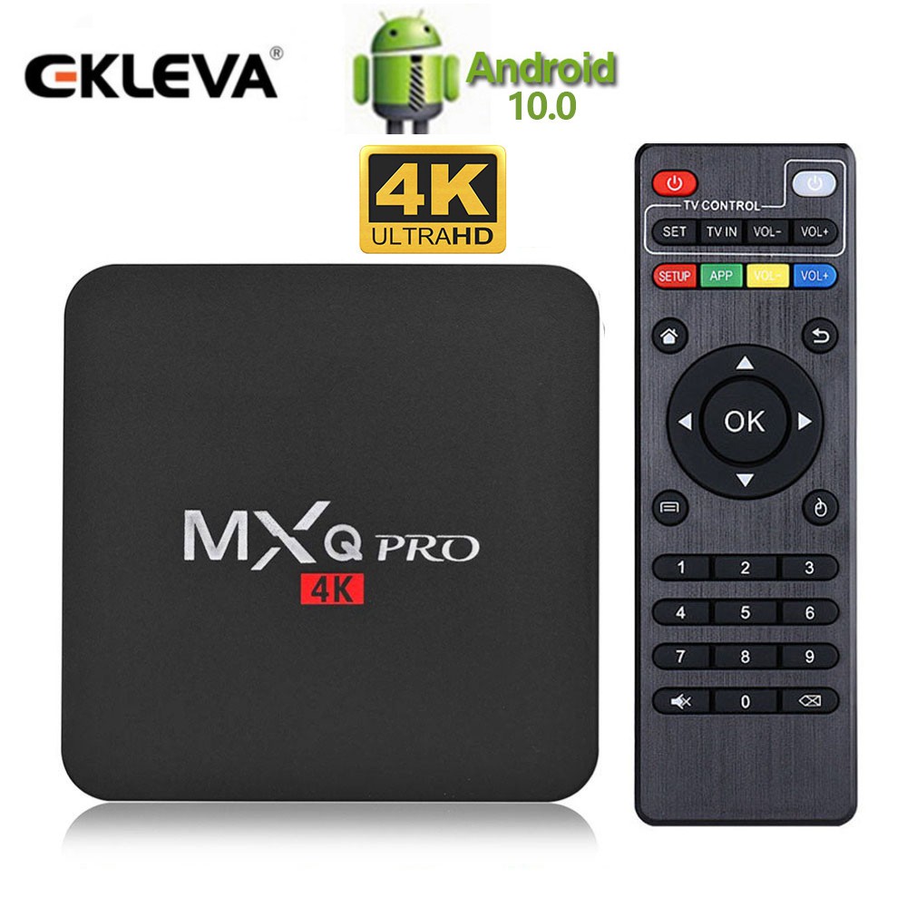 Ekleva Set Top Box Smart TV WiFi MXQ Pro OS Android 10 STB 1080P