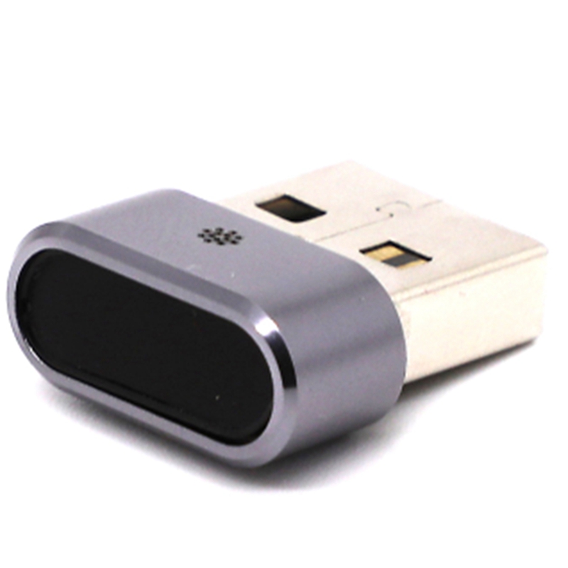 อลูมิเนียม Mini USB โมดูลเครื่องอ่านลายนิ้วมืออุปกรณ์สำหรับ Windows 7810 Hello Biometric Security Key PC แฟ้มความปลอดภัย