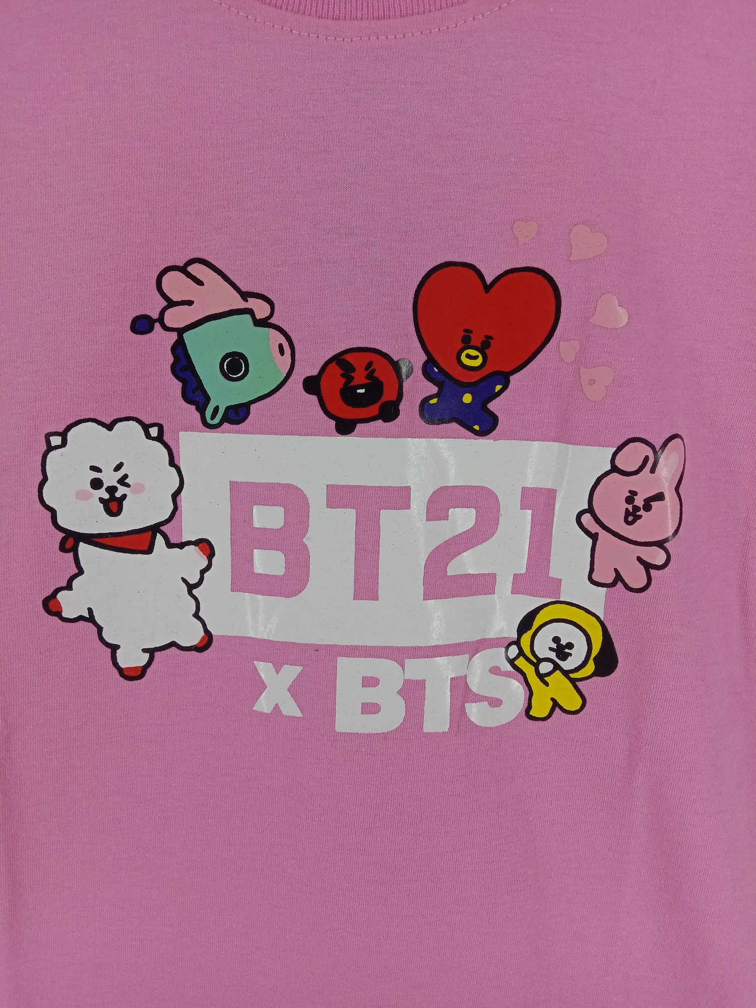 Bts Army Bt21 T BT21 T-shirt Tie Kaos Baju Crop Top Batwings Korea - Main Image