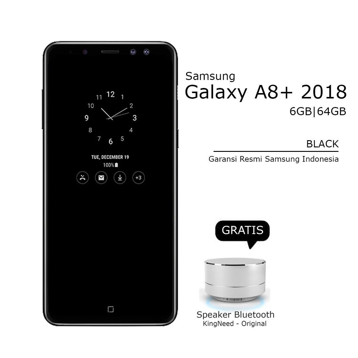 SAMSUNG A8+ / A8 PLUS 2018 - 6/64GB - 4G LTE - BLACK
