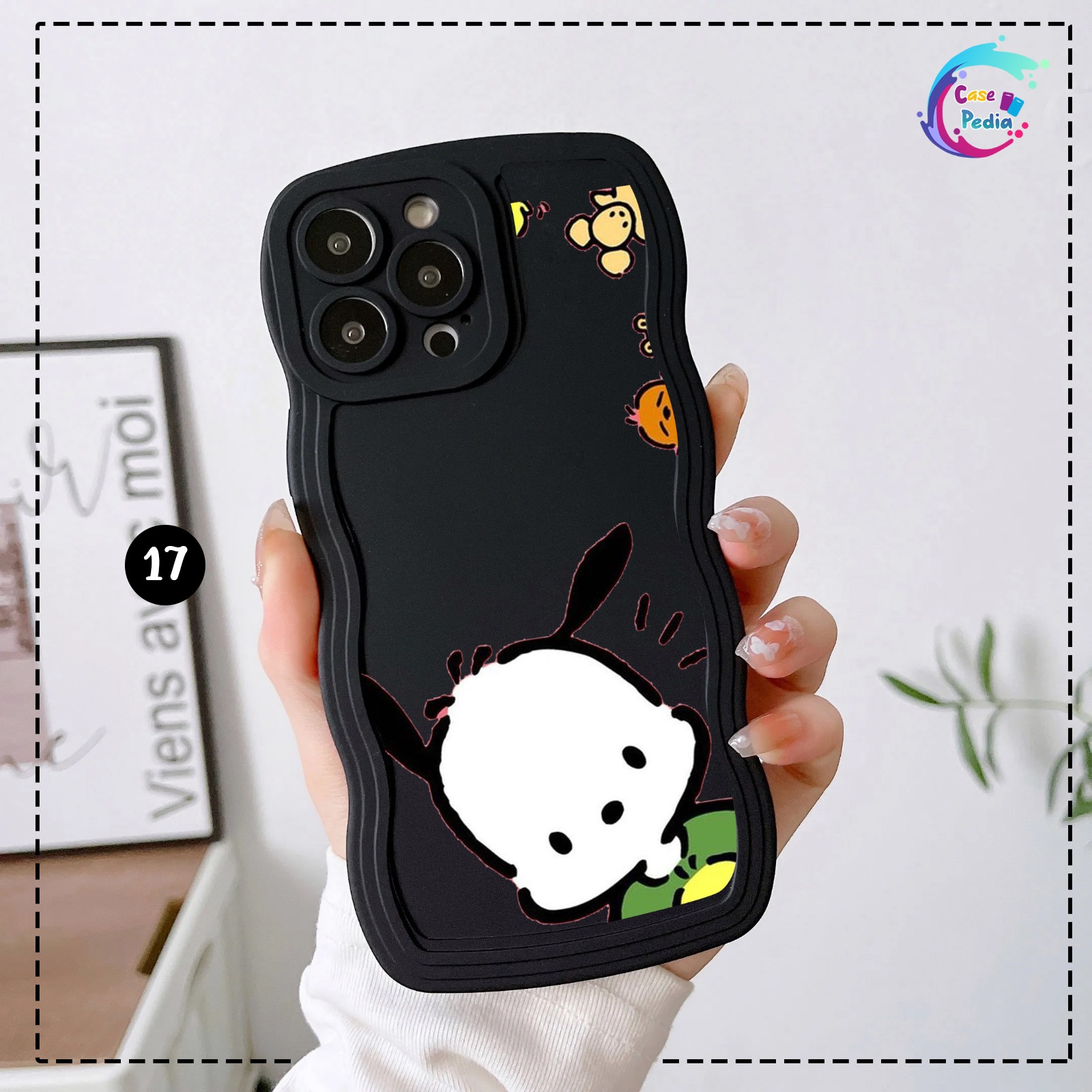 Cp341 Softcase Gelombang Custom Candy Macaroon Procamera Casing Handphone Untuk Infinix Smart 5 7022