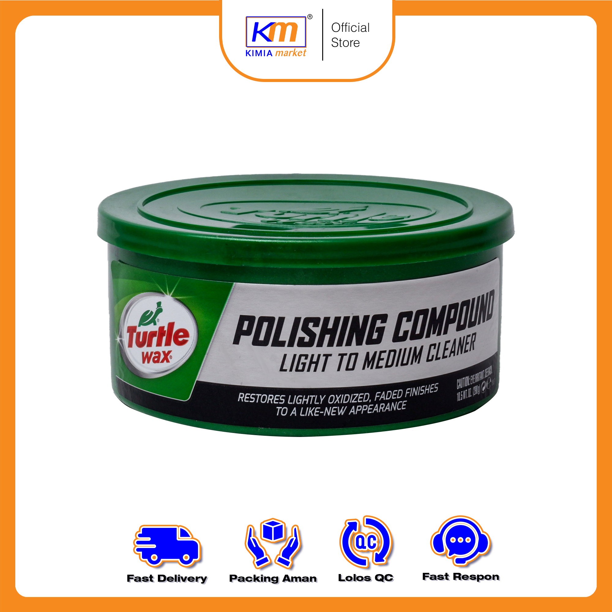 Turtle Wax Polishing Compound Light to Medium Cleaner kumpon 298 gram