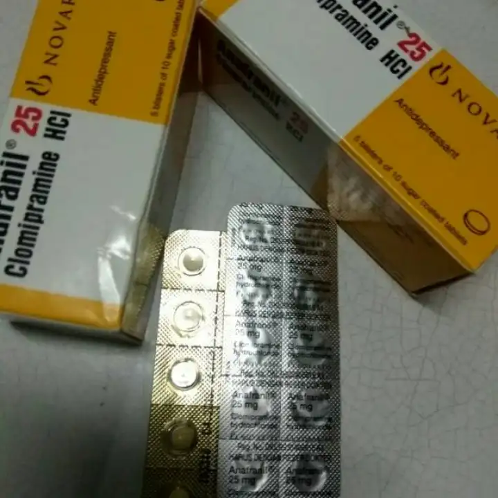 Anafranil 25 mg tablet