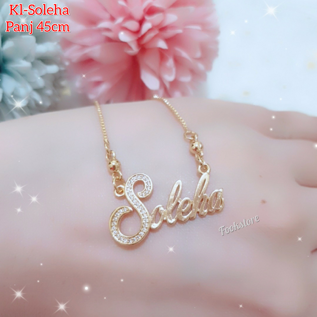 Kalung KOREA model Tulisan LOVE 