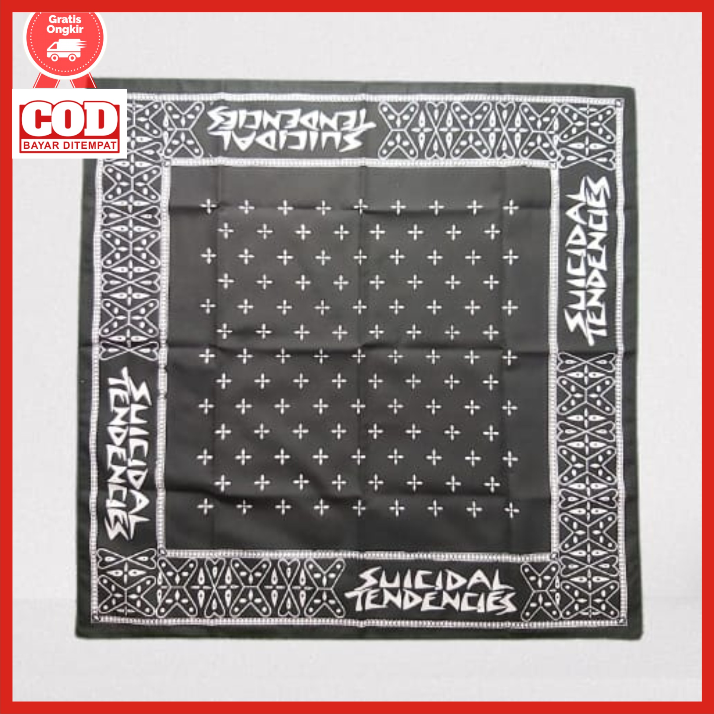 SUICIDAL TENDENCIES BANDANA（BLK) - バンダナ