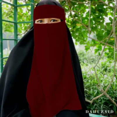COD Niqab Cadar Bandana Grade A / Cadar Bandana Wolvis / Niqab Muslim / Cadar Muslim Niqab Wolfis Hitam