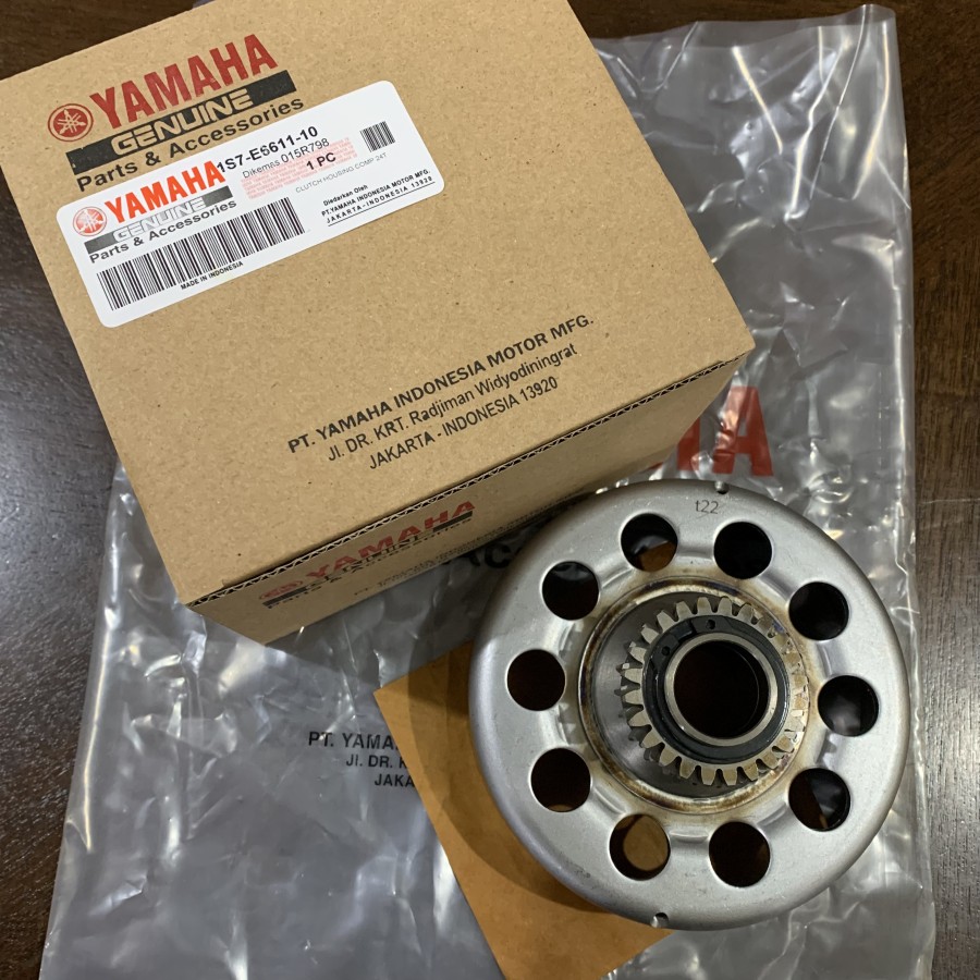 1S7 24T Lonceng Mangkok Ganda Kopling Jupiter MX Clutch Housing Comp