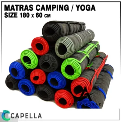 Matras Yoga Olahraga Matras Camping Outdoor Matras Olahraga Alas Yoga Karpet Senam Yoga