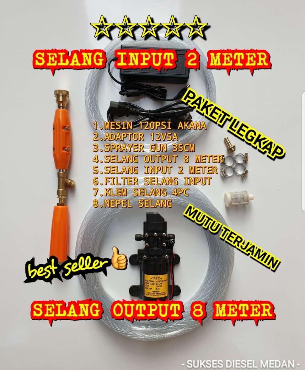 Alat Cuci Motor Mobil AC Jetcleaner Mesin Cuci Steam Doorsmeer Mini