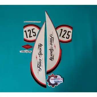 Stiker Motor Fino Sporty 125 2018 Merah Lazada Indonesia