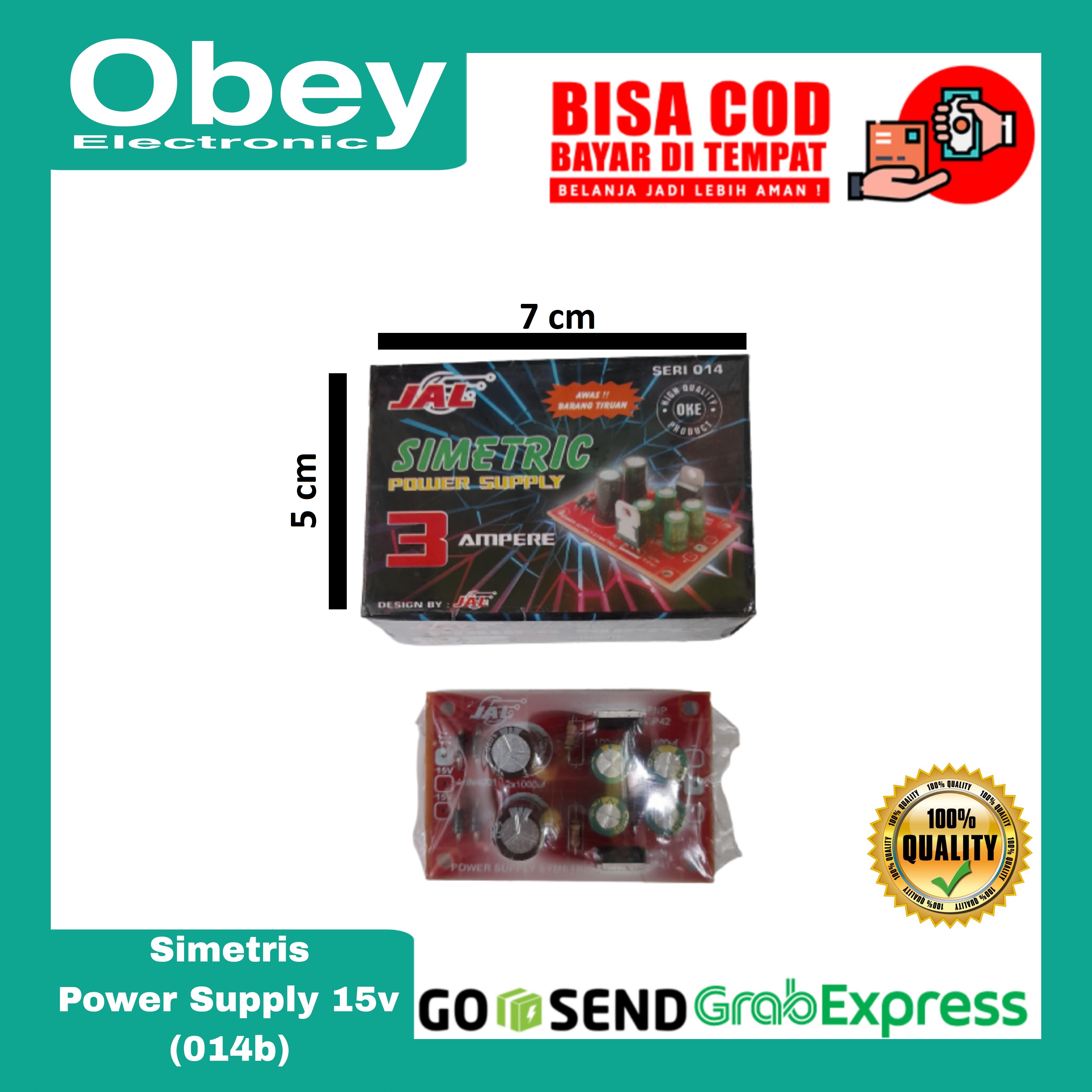 Simetris Power Supply 15 Volt S014b | Lazada Indonesia