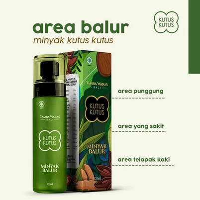 Minyak Kutus-kutus ASLI BALI 100ML Kemasan Baru Kutus Kutus Bali