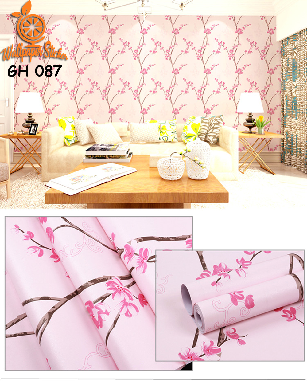 Wallpaper dinding wallpaper kamar tidur wallpaper tembok wallpaper 3d ...