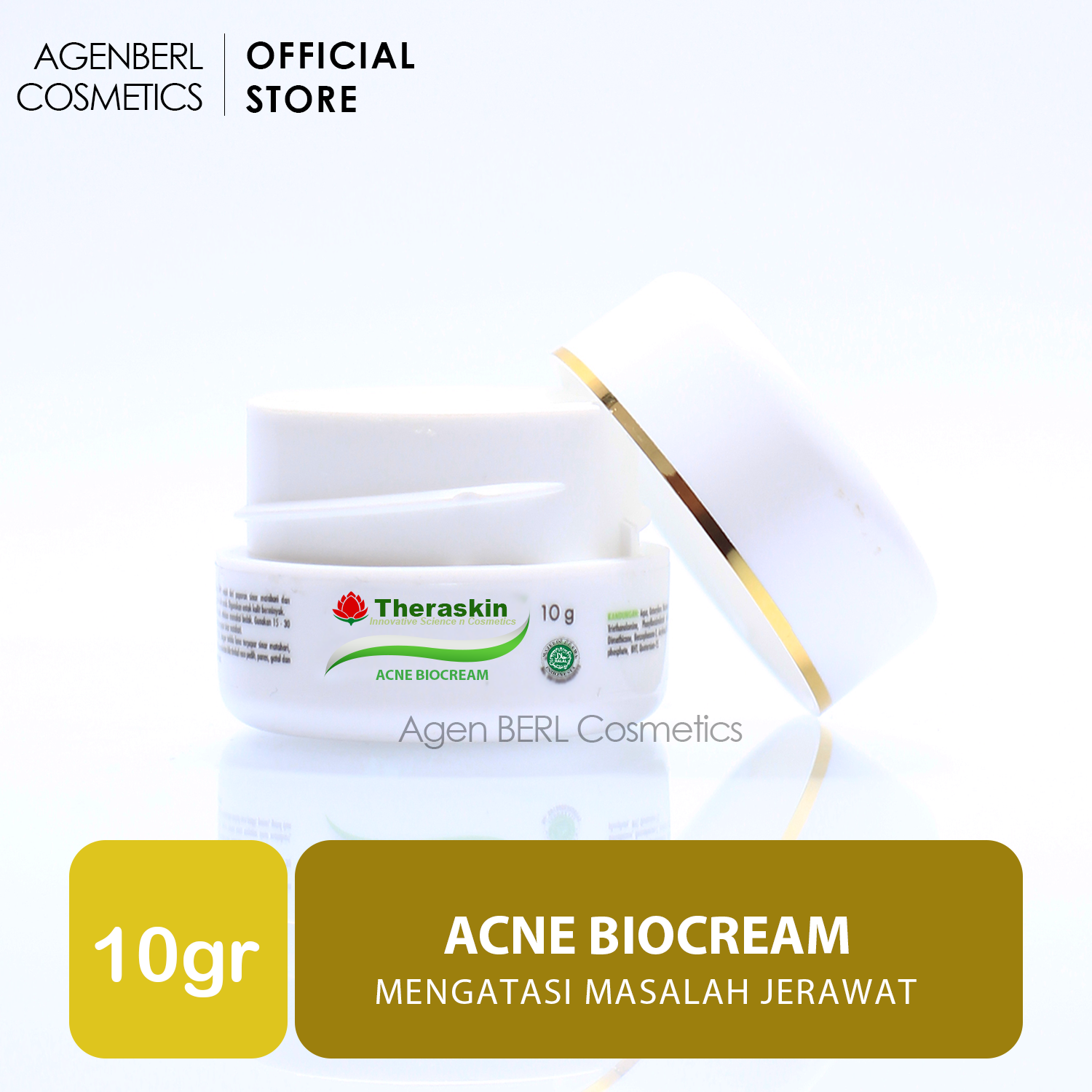 Theraskin Acne Biocream Salep Untuk Jerawat 10gr Lazada Indonesia