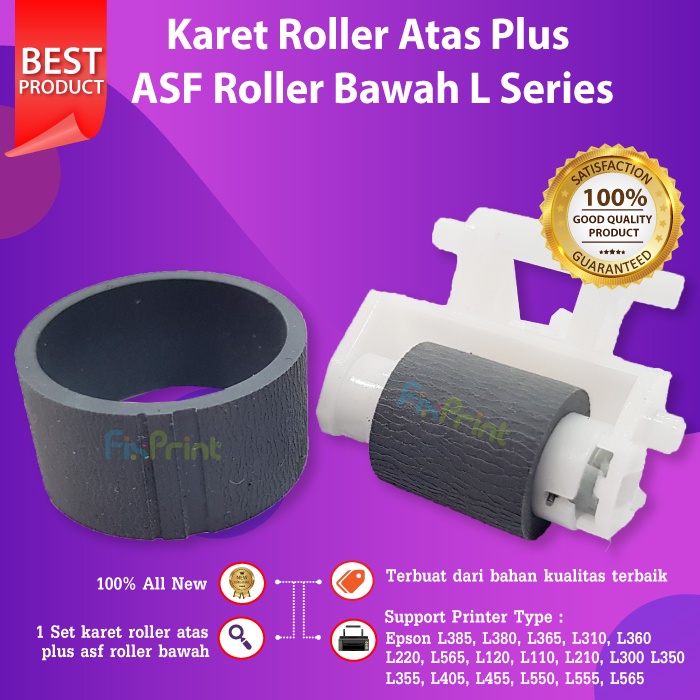 Karet Atas + ASF Bawah Epson L120 L121 