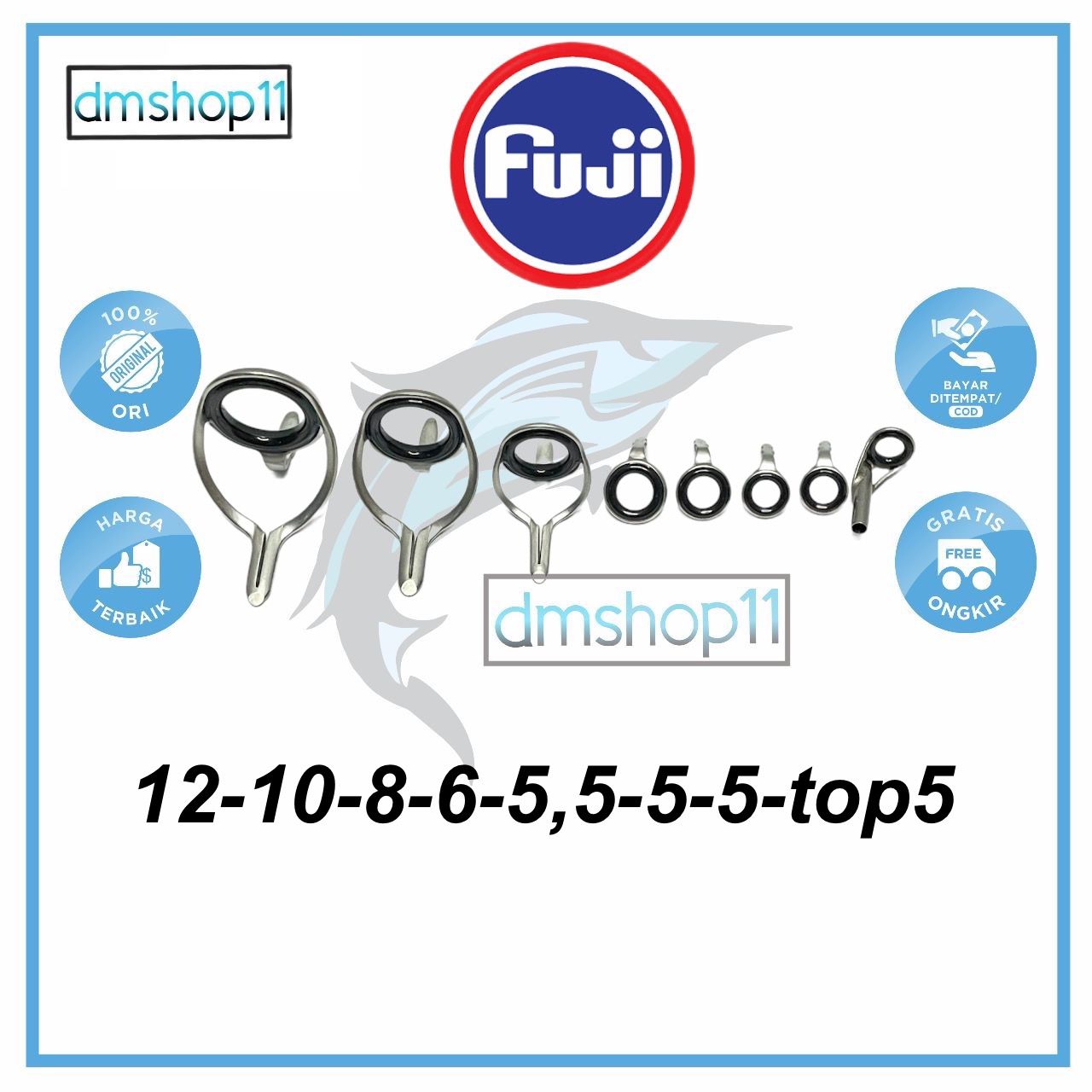 Ring guide fuji bc (BAIT CASTING) - Ring guide fuji set bc | Lazada ...