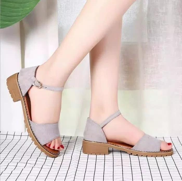 Amy Sandal Flat Wanita Rosi Lazada Indonesia