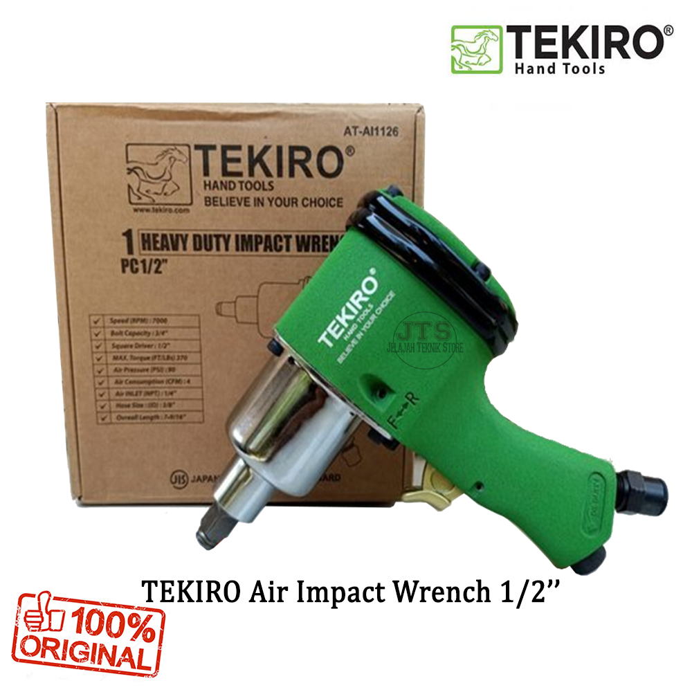 TEKIRO Heavy Duty Air Impact Wrench 3/4'' Impact Angin Alat Pembuka Dan ...