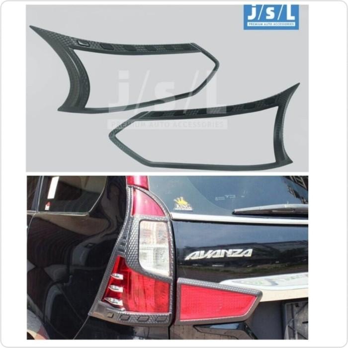 Paket Garnish List Lampu Hitam Carbon / Hitam Polos Great New Xenia