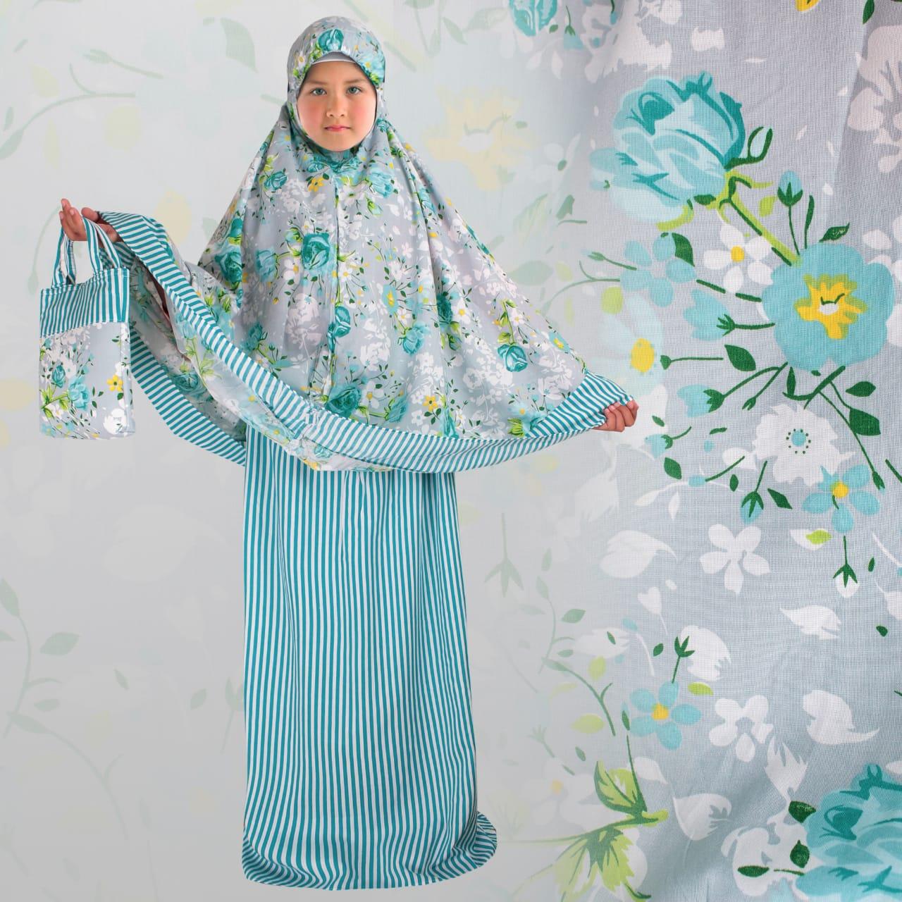 BRONZE-COD MUKENA ANAK KATUN JEPANG MUKENA ANAK TANGGUNG TERLARIS PERALATAN SHOLAT ANAK CEWEK PLUS TAS