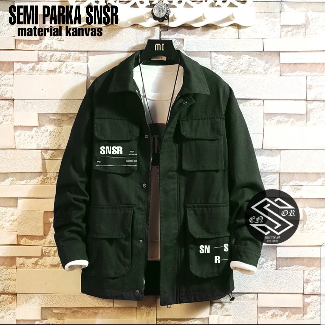 Jaket Parka Pria Jaket Parka Semi Sensor Terbaru Premium Lazada