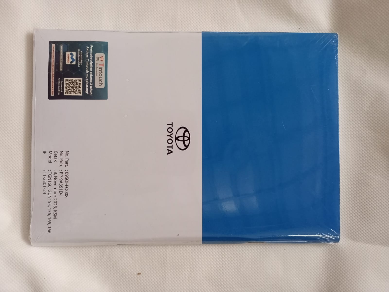 Buku Manual Pedoman Pemilik Integration Book Fortuner Original Toyota