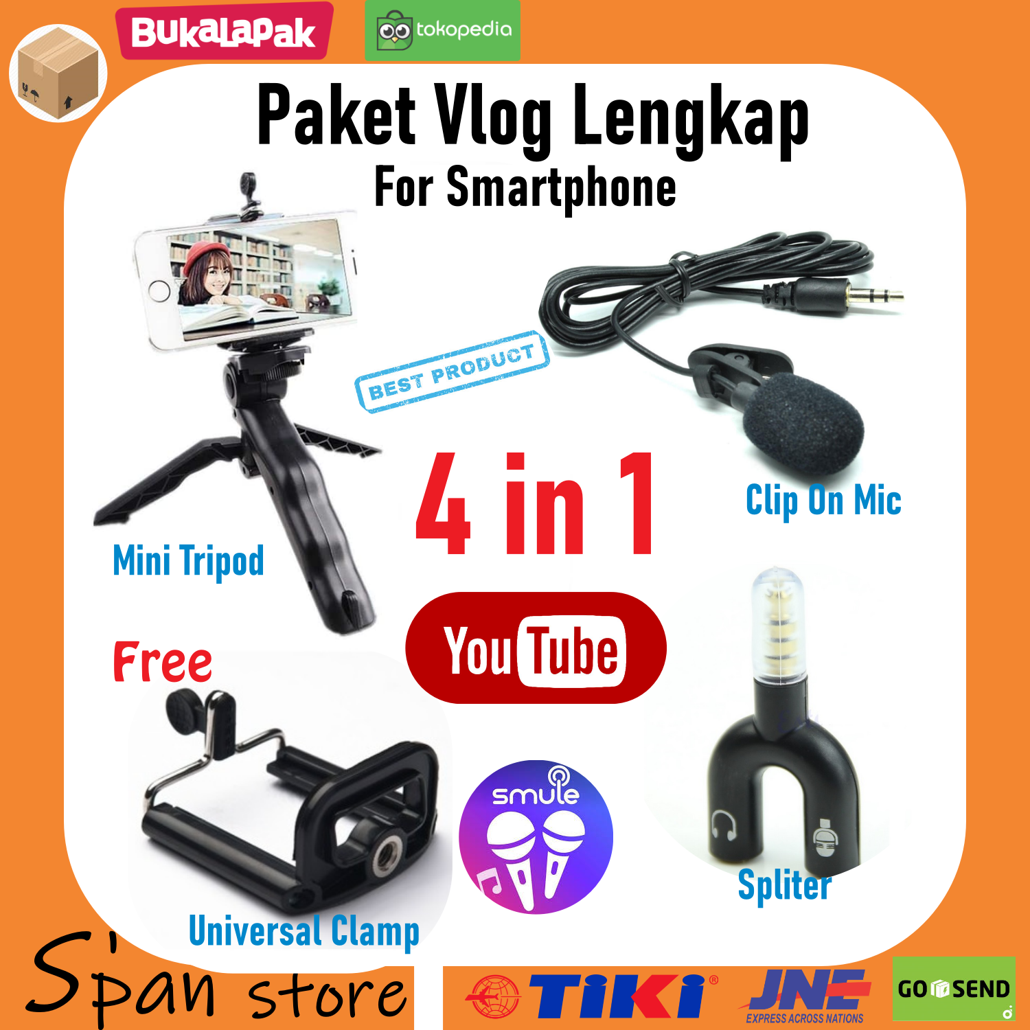 paket kamera vlogger