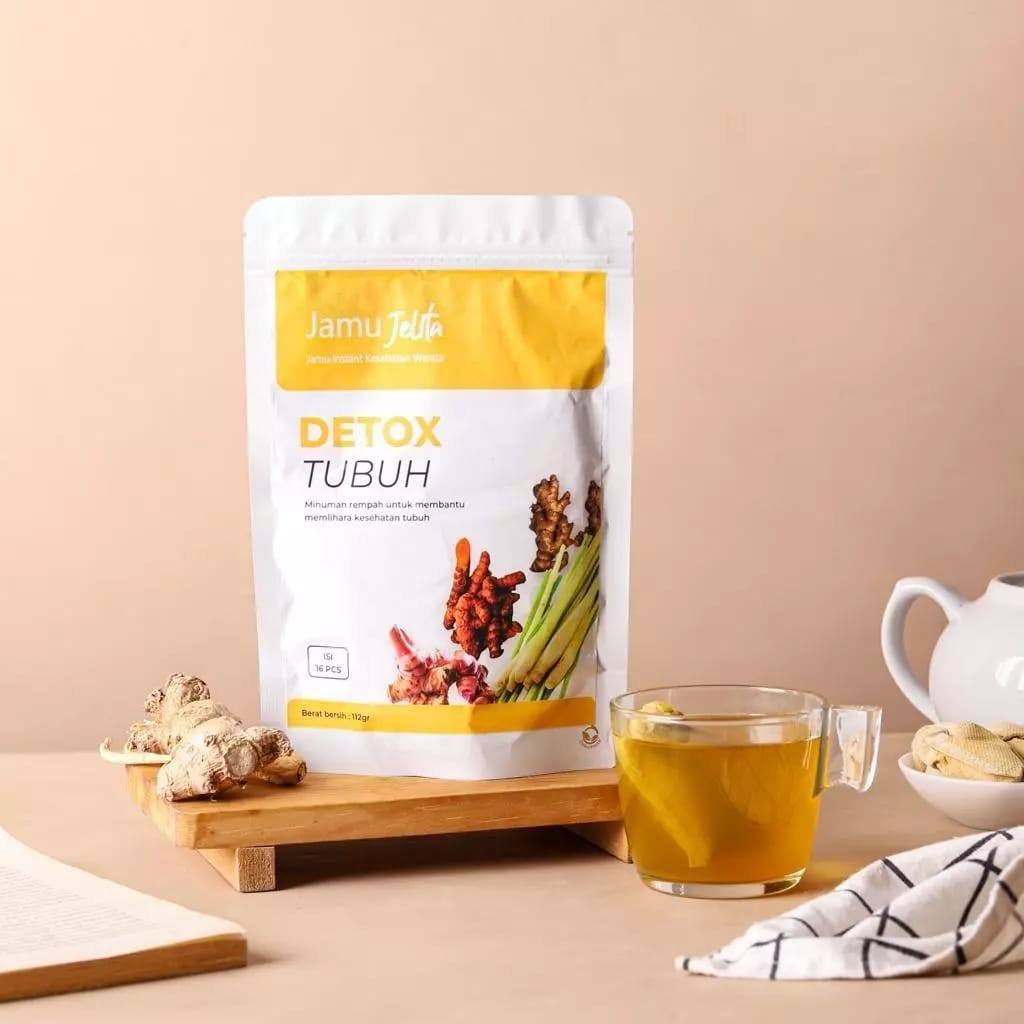 TEH DETOX TUBUH Jamu Jelita | Detox Pencernaan Isi 20 Pcs | Teh ...