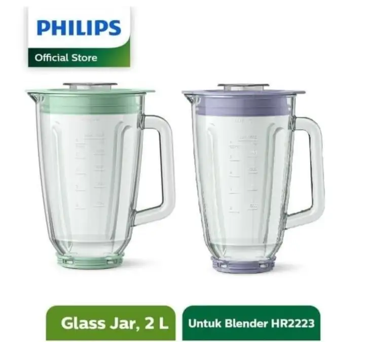 Jar Gelas Blender Philips Hr 3214 2221 2223 Ori Lazada Indonesia