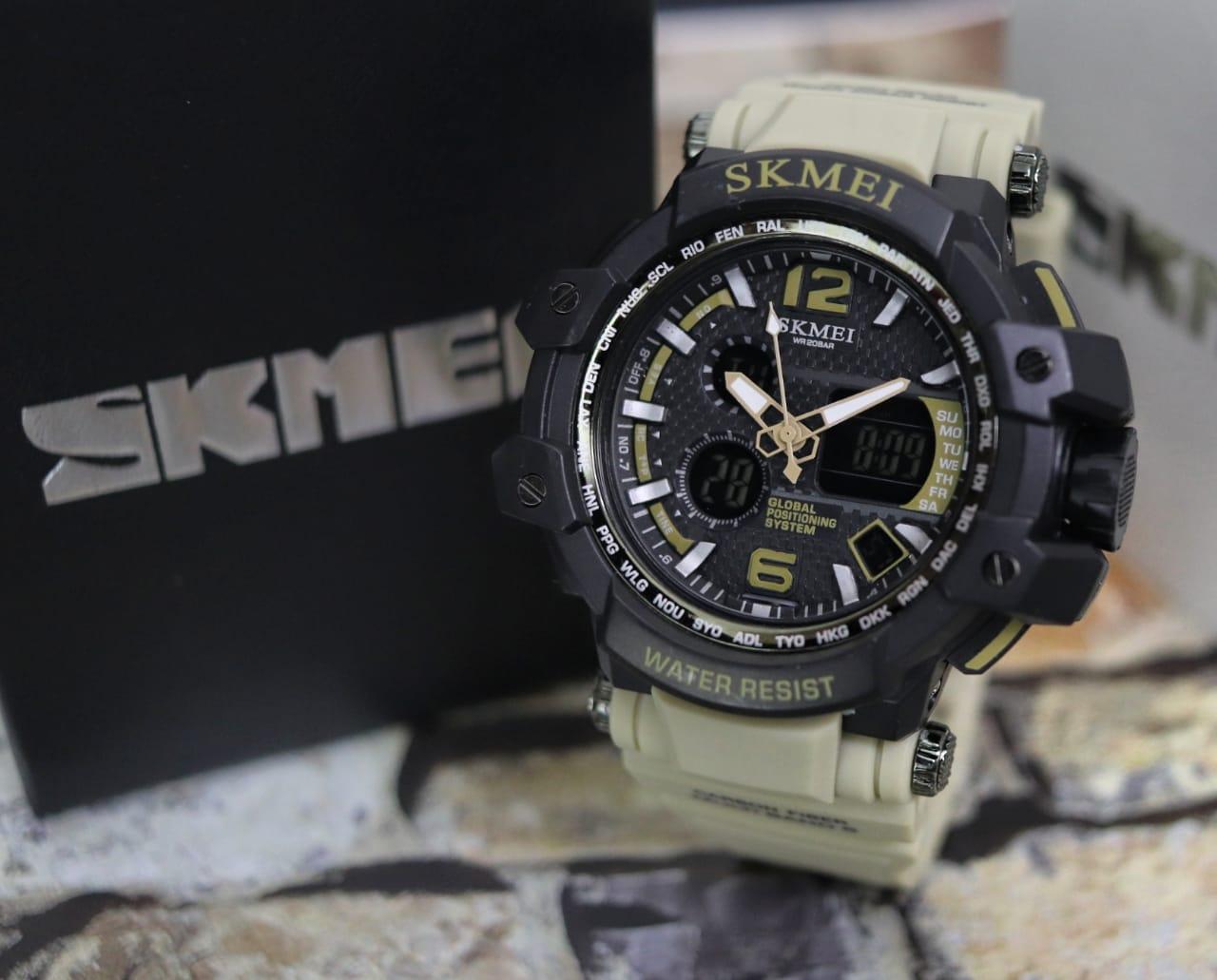 S7S- LEX-SKM1177 GPW / JAM SPORT PRIA / JAM FASHION PRIA / JAM TANGAN PRIA / JAM PRIA / DUAL TIME DIGITAL+ANALOG TANGGAL AKTIF (QUALITY SUPER PREMIUM) DIAL 5CM TERLARIS!!! DIJAMIN PUAS!!!