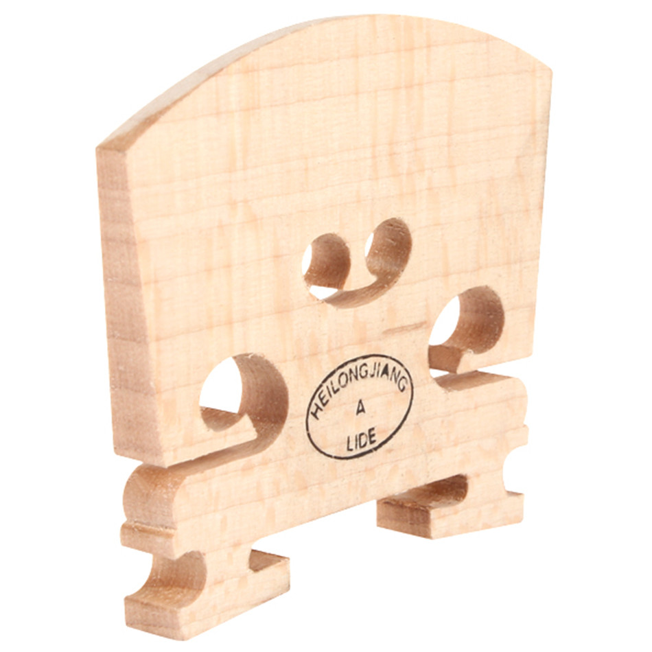 Regular Type Maple Wood Violin Bridge for 1/2 Size Violin