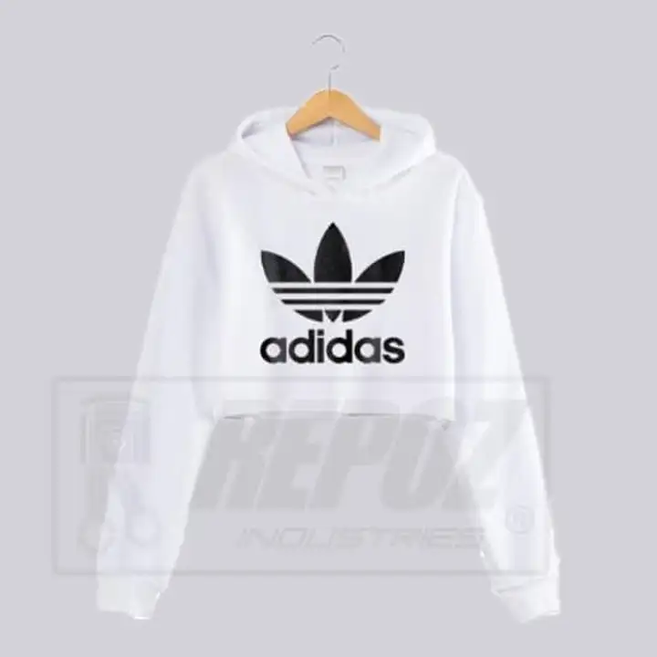 hoodie adidas putih