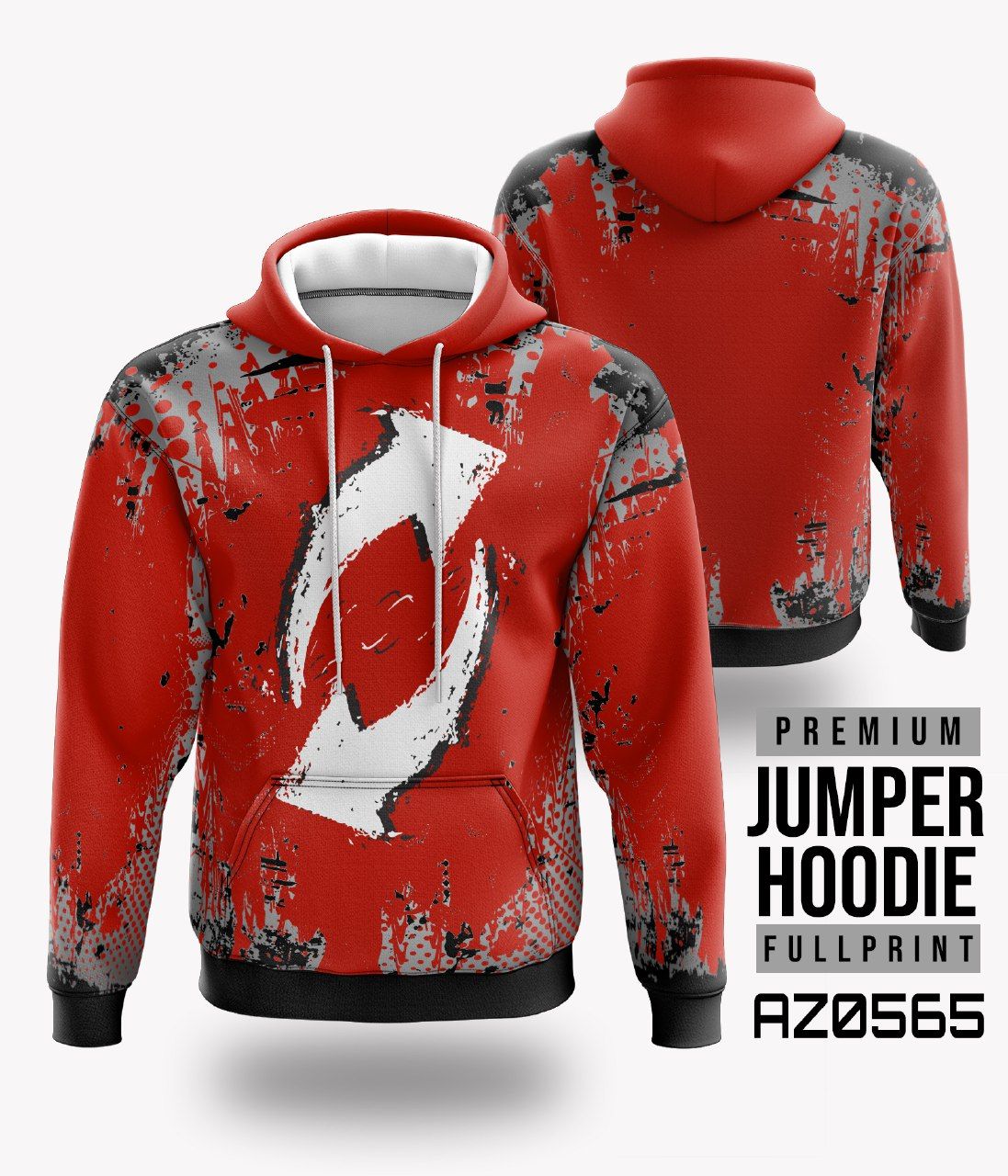 Jaket Jumper Hoodie Fullprint AZ0565 Custom Lazada Indonesia