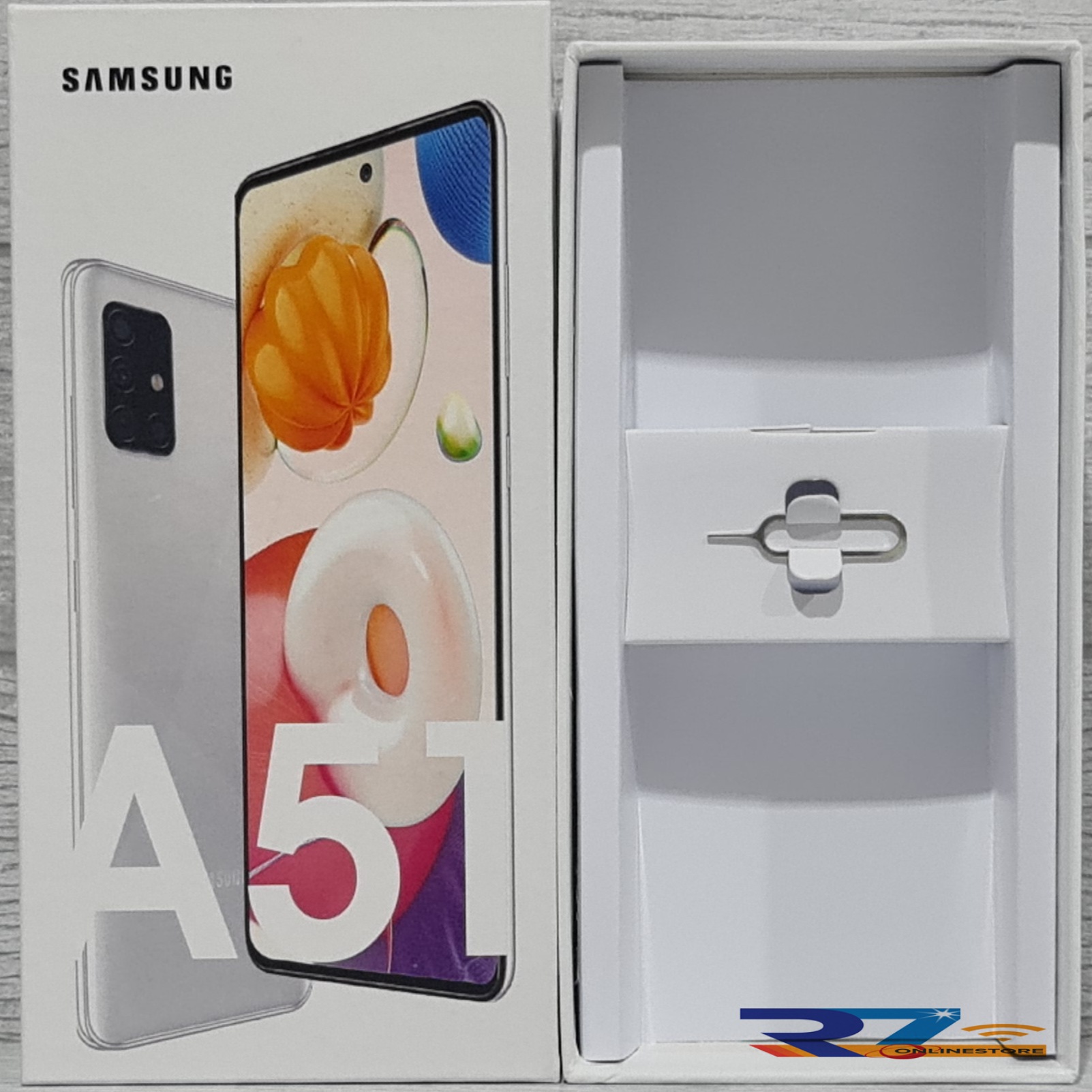 Box/Dus/Kotak SAMSUNG Galaxy A51 Box Dan Aksesoris Smartphone