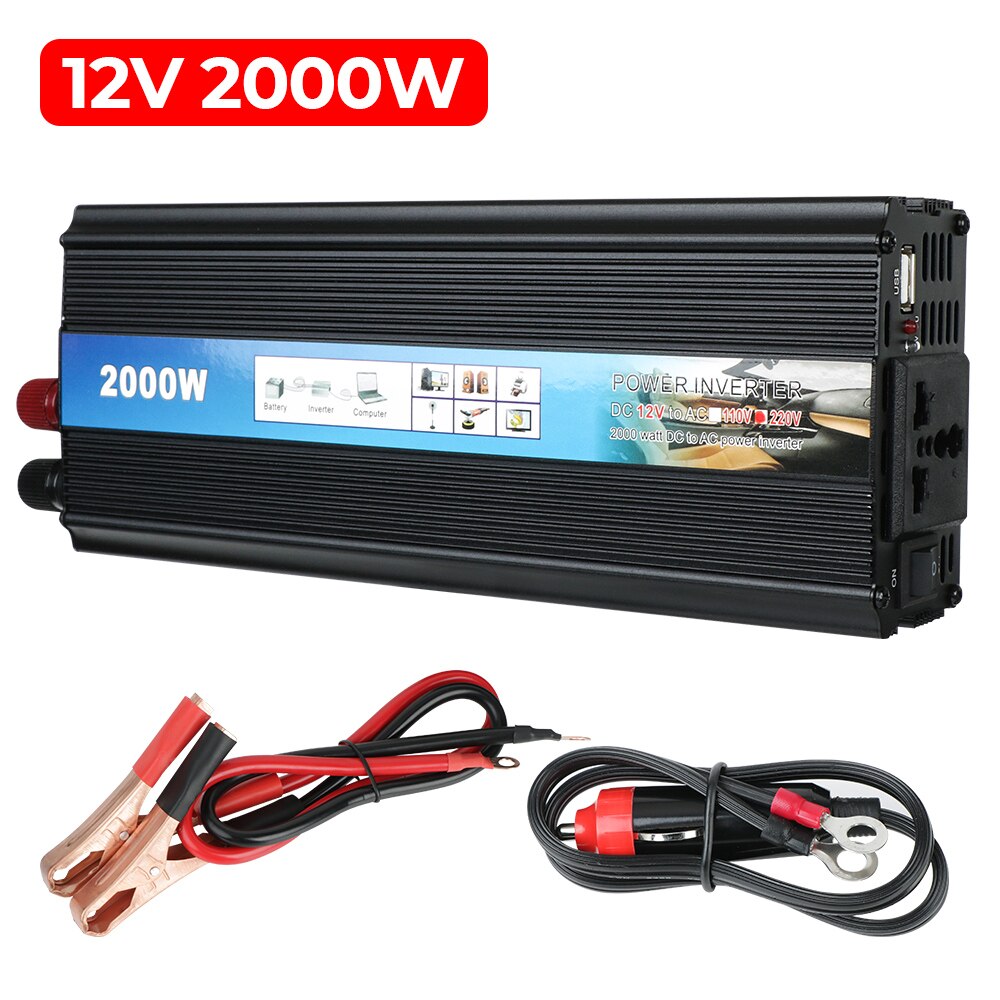 Alimentation DC 2000W – Convertisseur AC 220V Vers DC 12V 166A, Module Puissance 2KW
