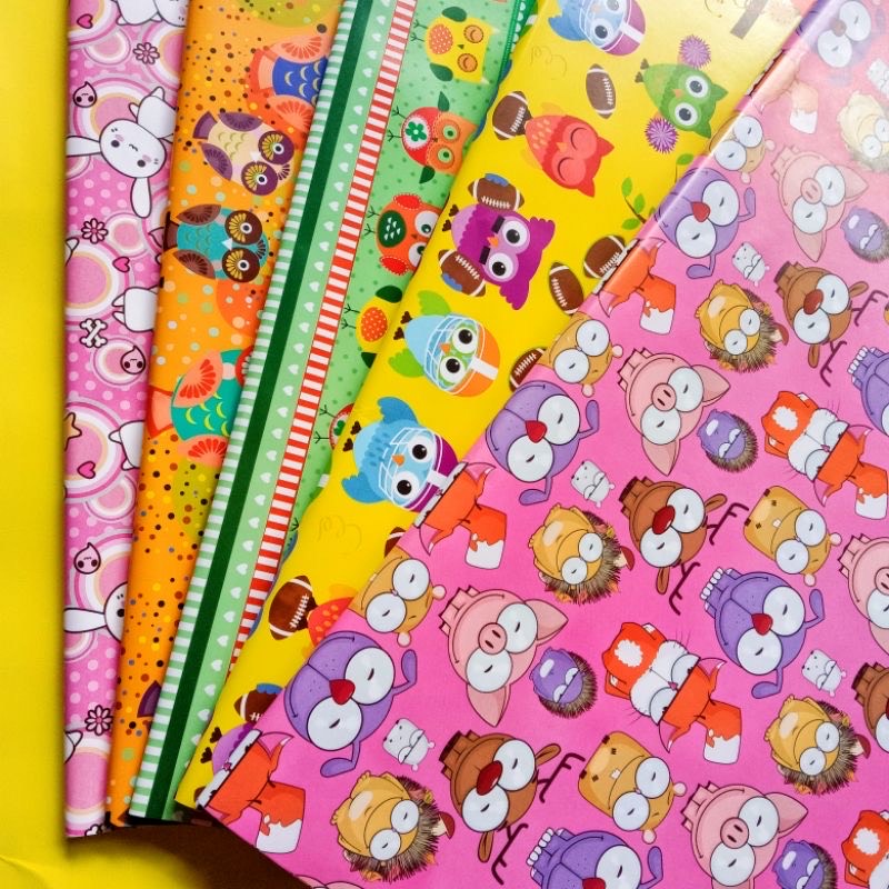 [50 PACK] KERTAS KADO KIKY SINAR DUNIA MOTIF [50 LEMBAR /PACK] | Lazada