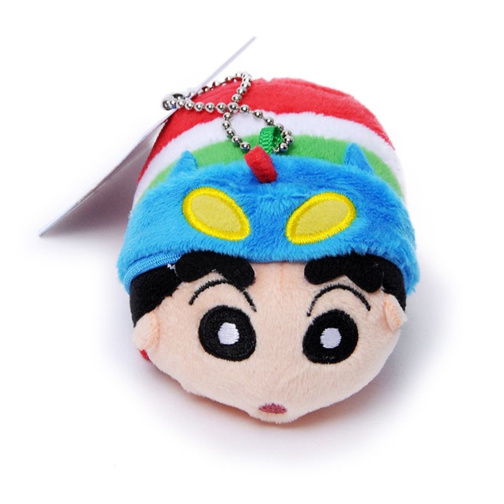 PRETTY MJ Kids Toy Cute Cartoon Doll Backpack Pendant Crayon Shin-Chan Car Key Ring Luggage Plush Keyring Plush Keychain Shin-Chan Plush Pendant Anime Pendant