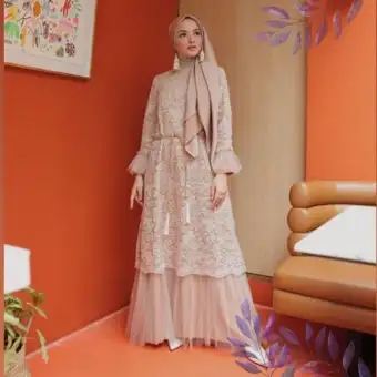 Model Baju Gamis Kebaya Syari