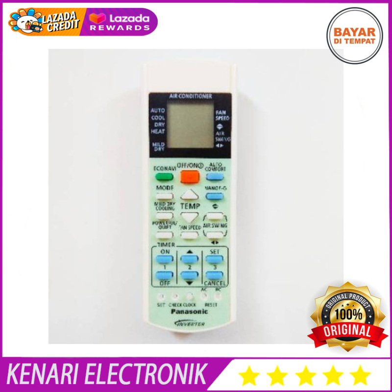 REMOTE REMOT AC PANASONIC INVERTER ECONAVI NANOE G original