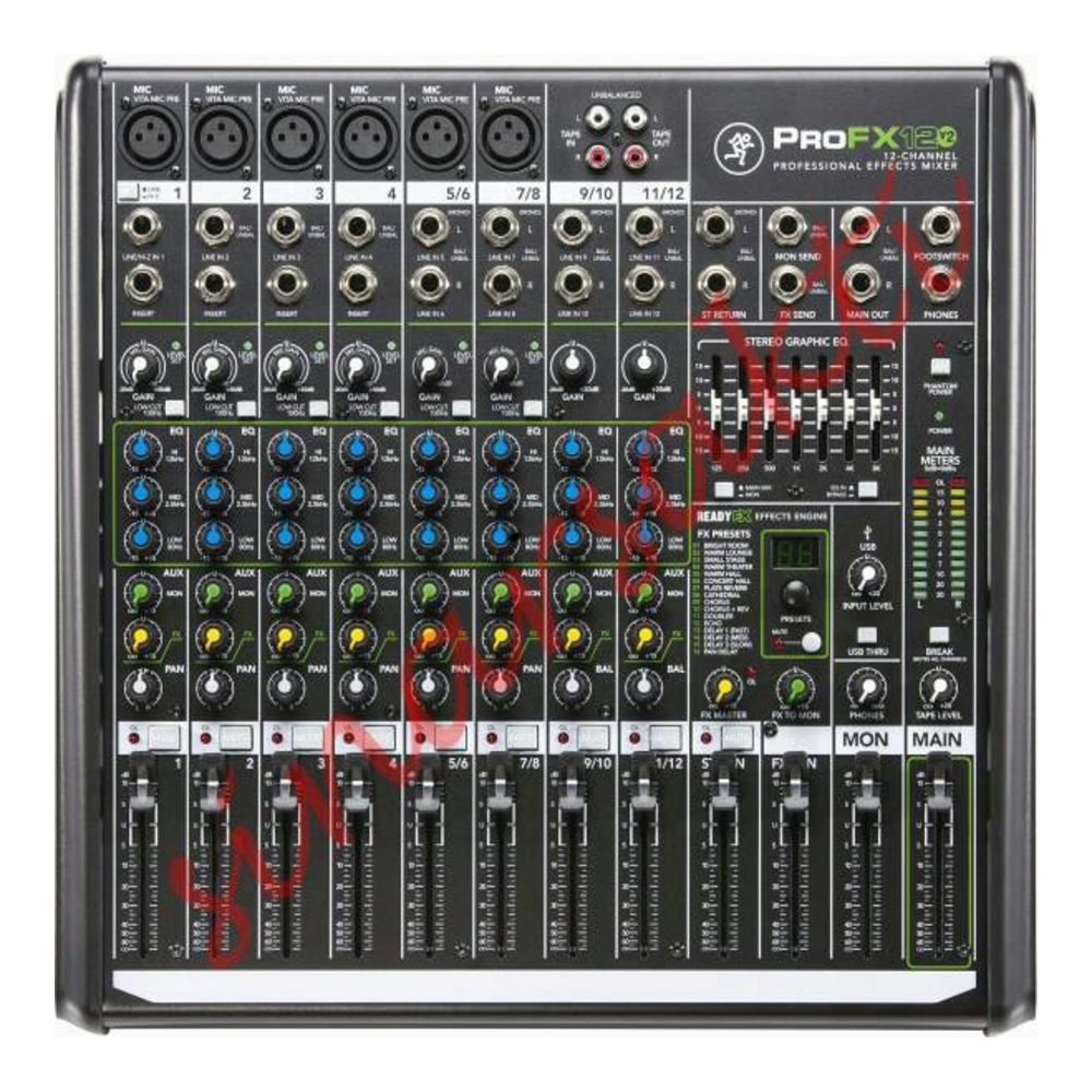 Mixer Mackie Pro FX 12 v2 ( 12 channel ) ORIGINAL Lazada Indonesia
