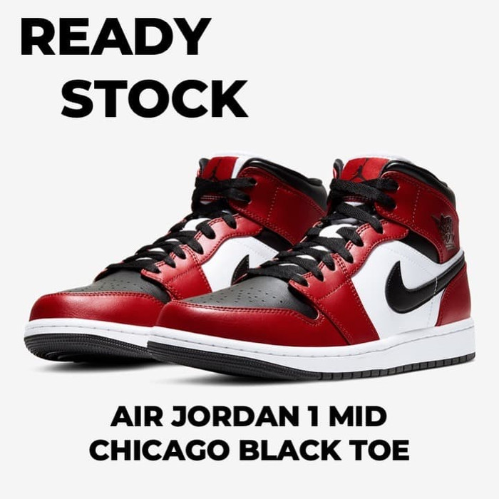 Jual Air Jordan 1 Chicago Black Toe Terbaru - May 2022 | Lazada